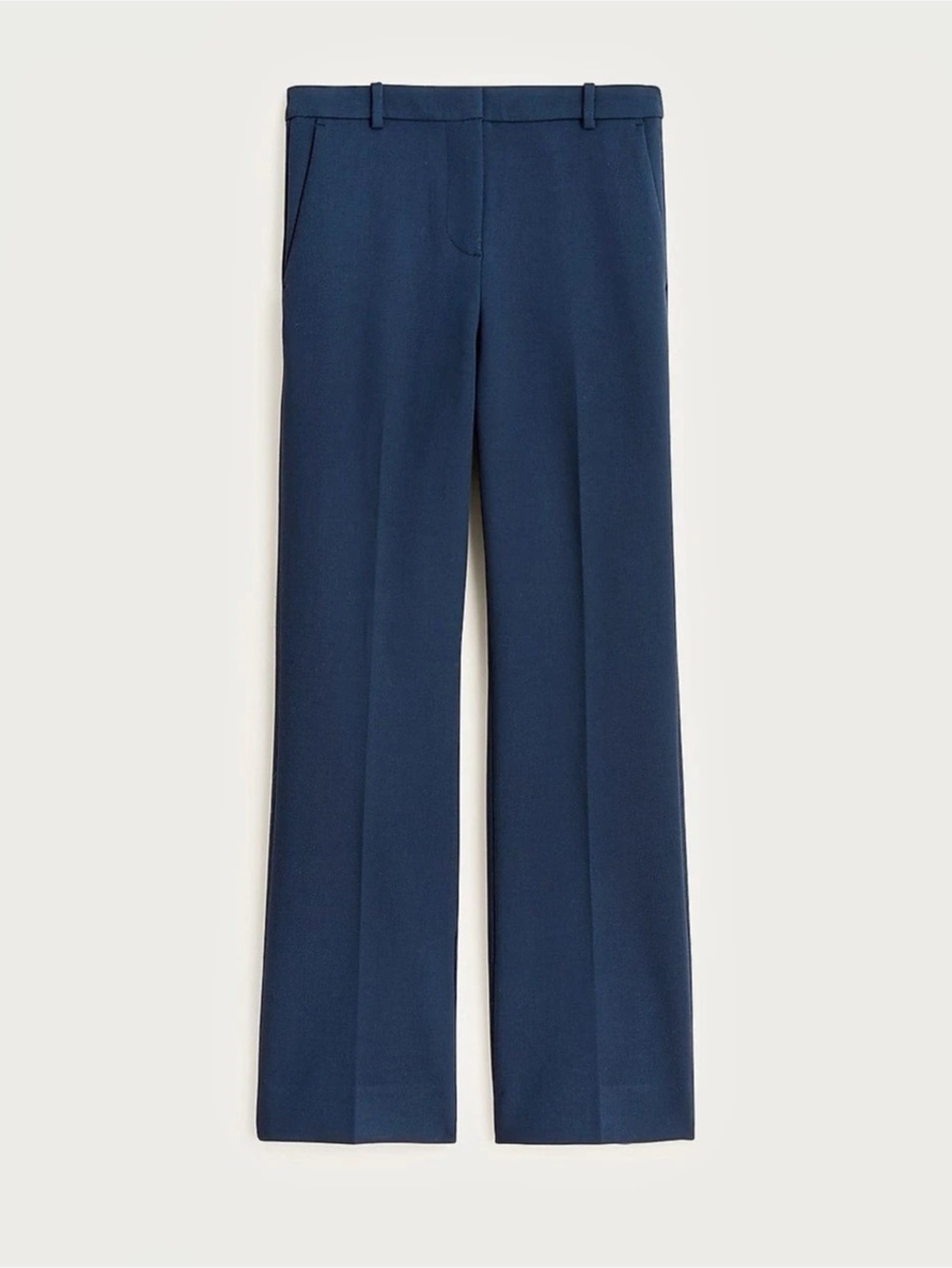 J.CREW Petite high-rise Cameron pant in four-season stretch Wide Leg Pants Blue